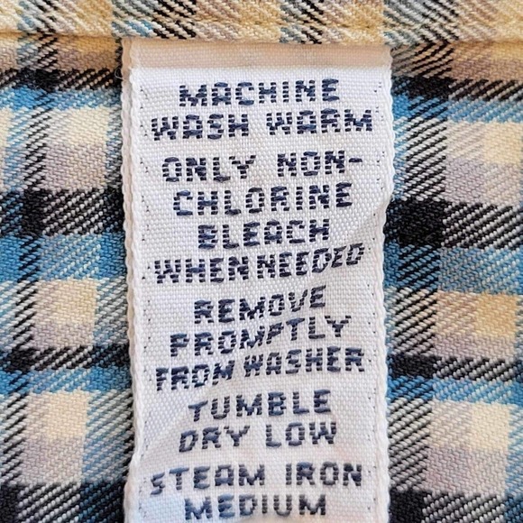 Polo Ralph Lauren Oxford Button Down Shirt Mens L Multicolor Plaid Blake Vtg - Picture 5 of 9